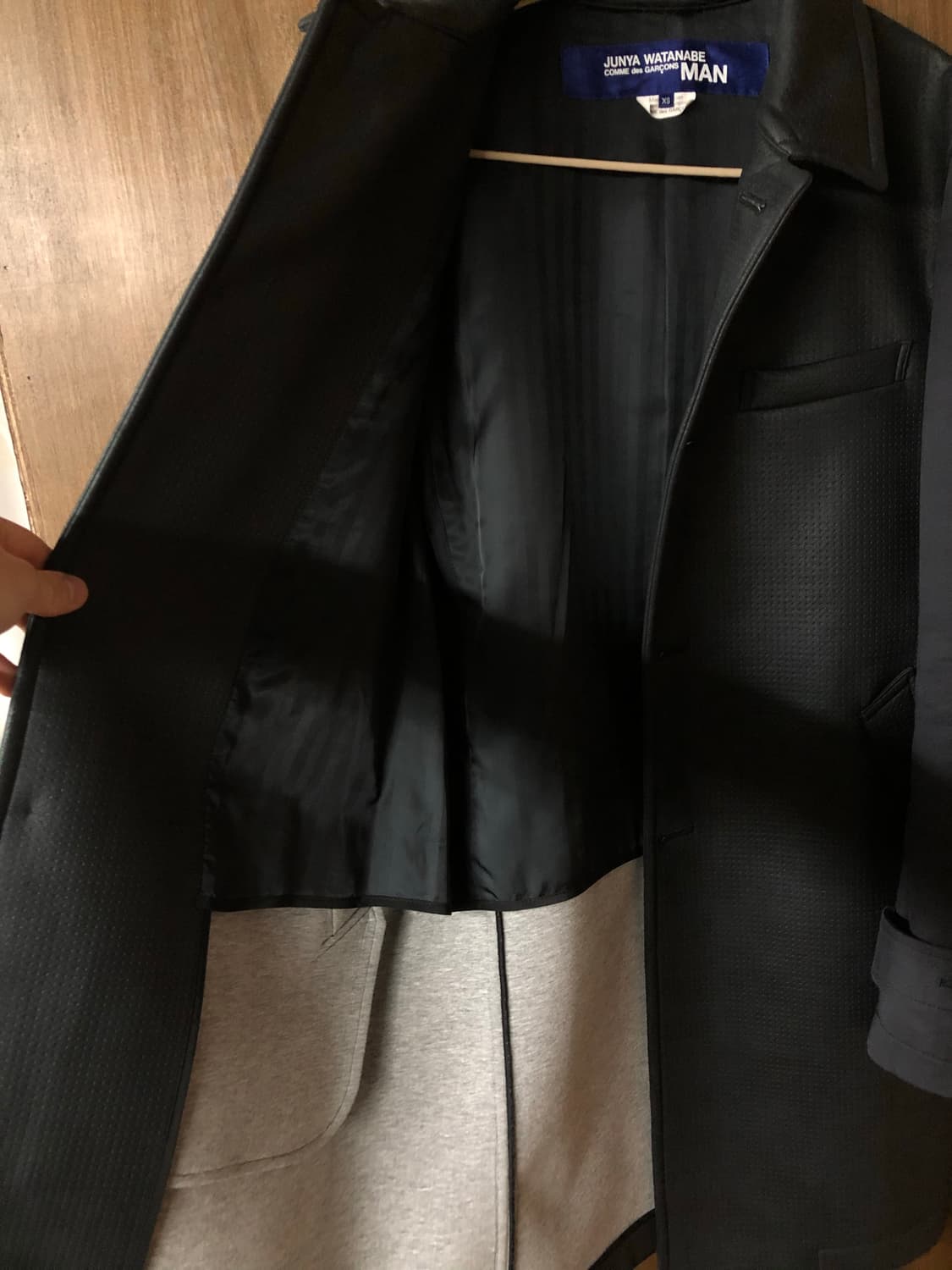 Junyawatanabe man 16-17aw 가죽 코트 xs 상품이미지5