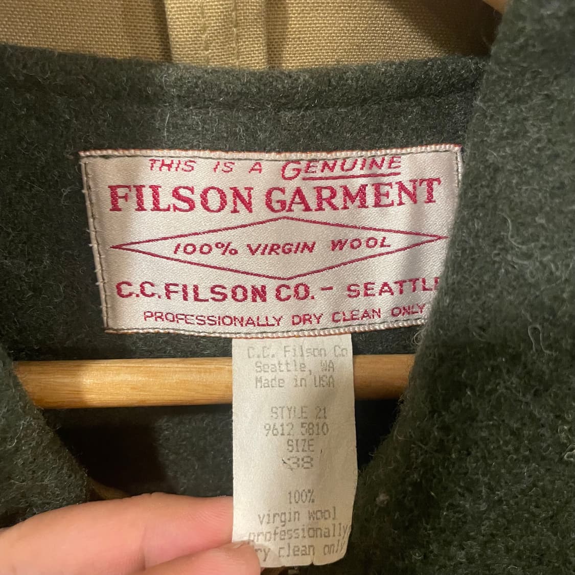 필슨 헌팅자켓 38(100) 상품이미지3