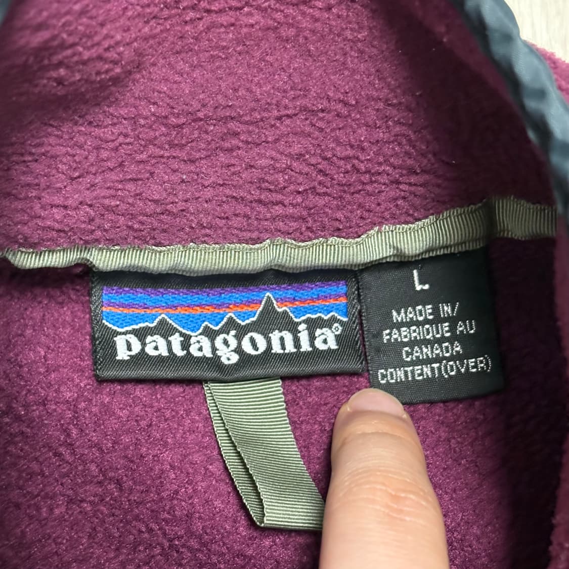 🇨🇦 90s 파타고니아 신칠라 퍼플 상품이미지2