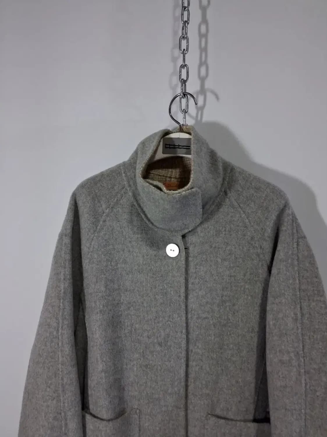 써스데이아일랜드 양면 코트 캐시미어 블렌딩 상품이미지2