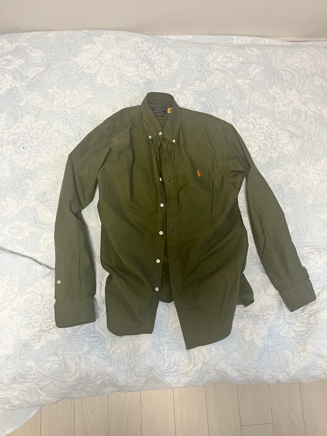폴로 옥스퍼드셔츠 s 올리브 상품이미지5