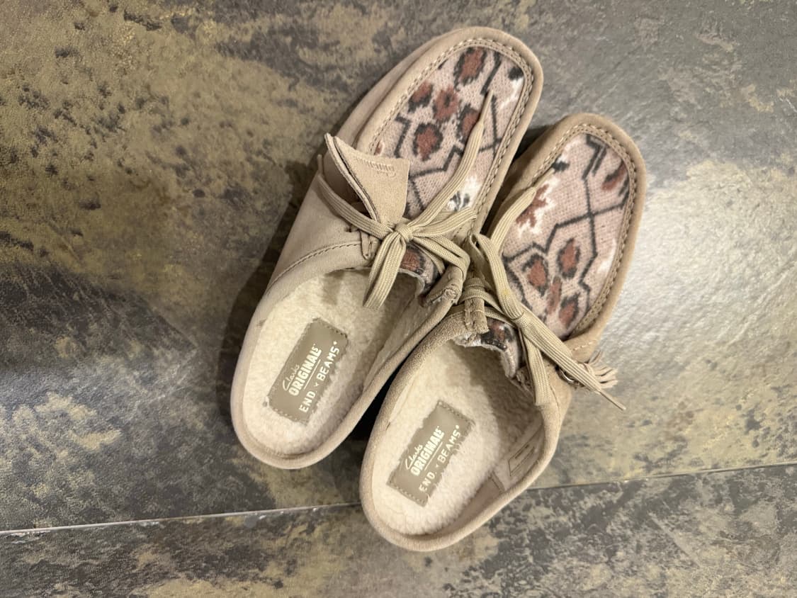 클락스X엔드X빔즈 플러스 왈라비 뮬 메이플 상품이미지2