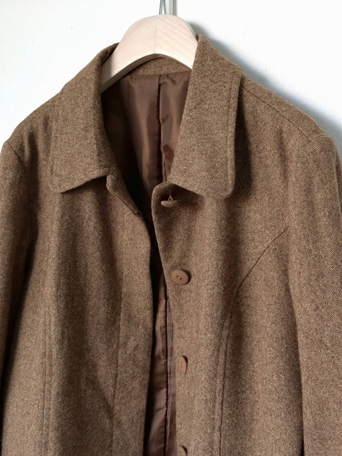 Tweed fabric single collar jacket 상품이미지1