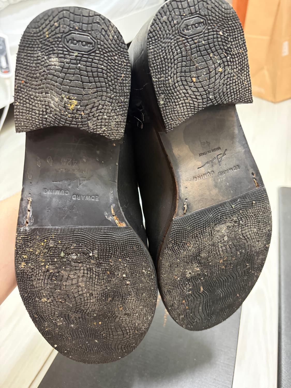 에드워드커밍 bubble toe zip-on 구두 상품이미지3