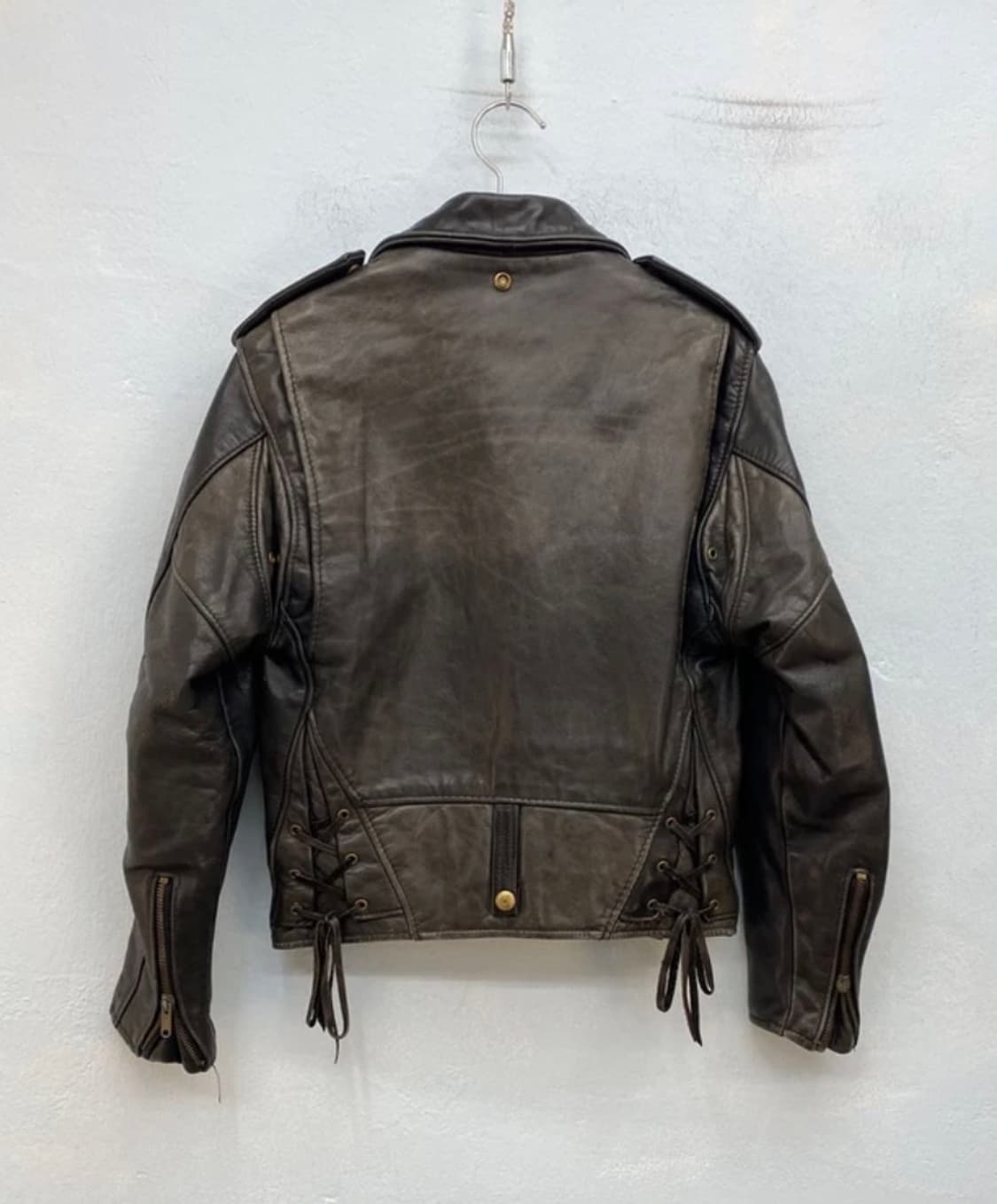 [1581]Schott black leather jacket 상품이미지5