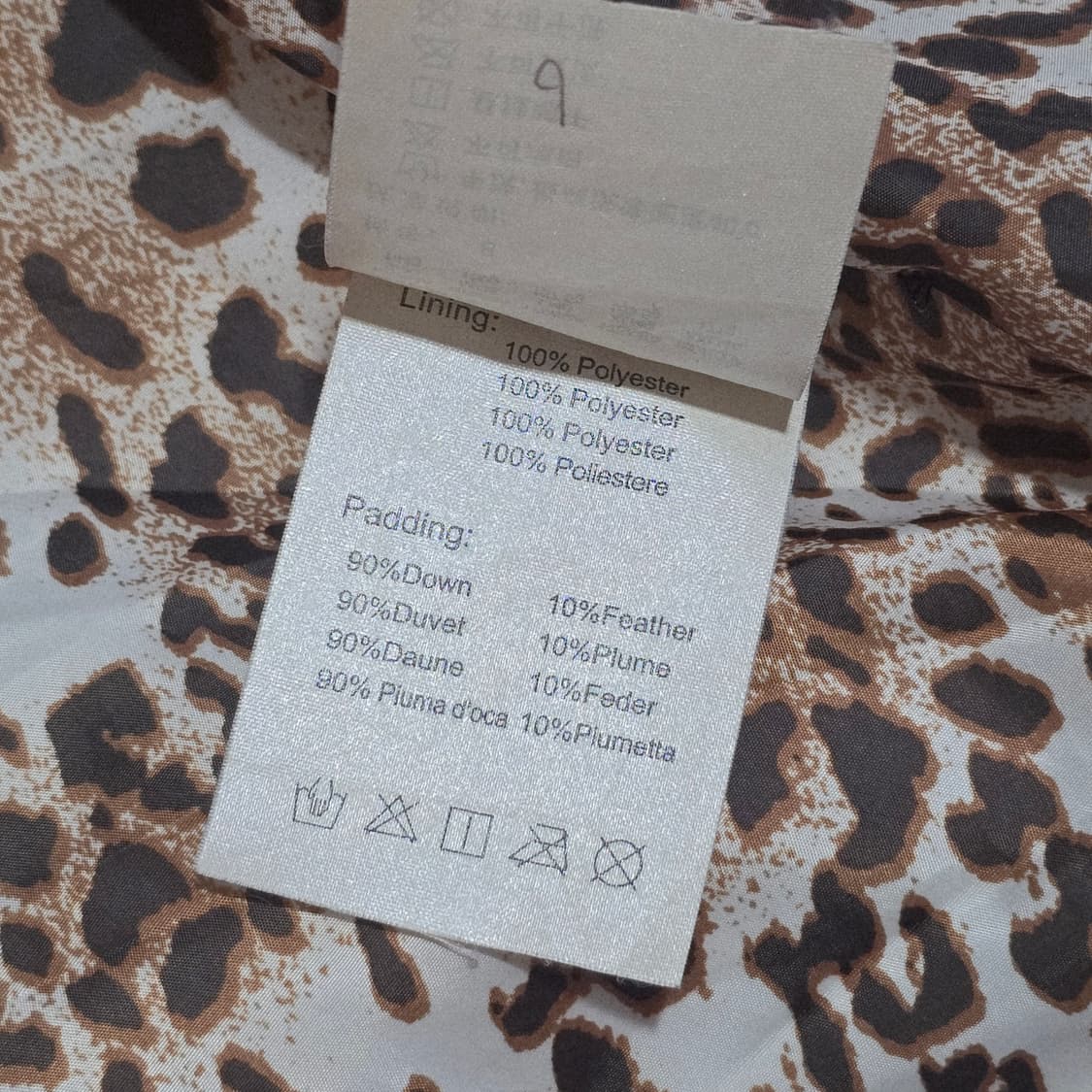 체크 패턴 벨트 유니크 패딩  코트 상품이미지2