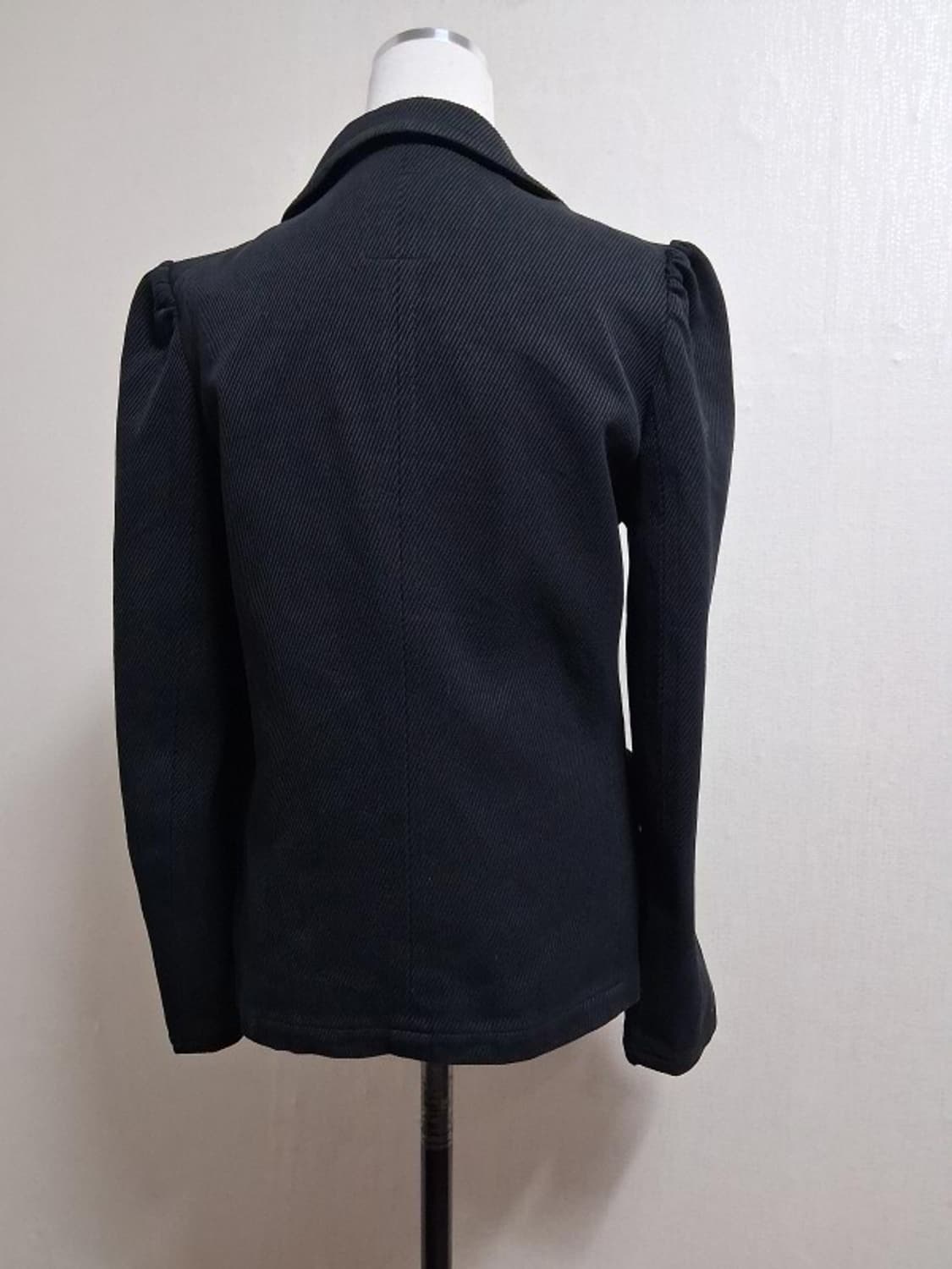 LIMI feu 리미 푸 데님쟈켓 S 퍼프소매 두꺼운 데님 골지텍스처  상품이미지3