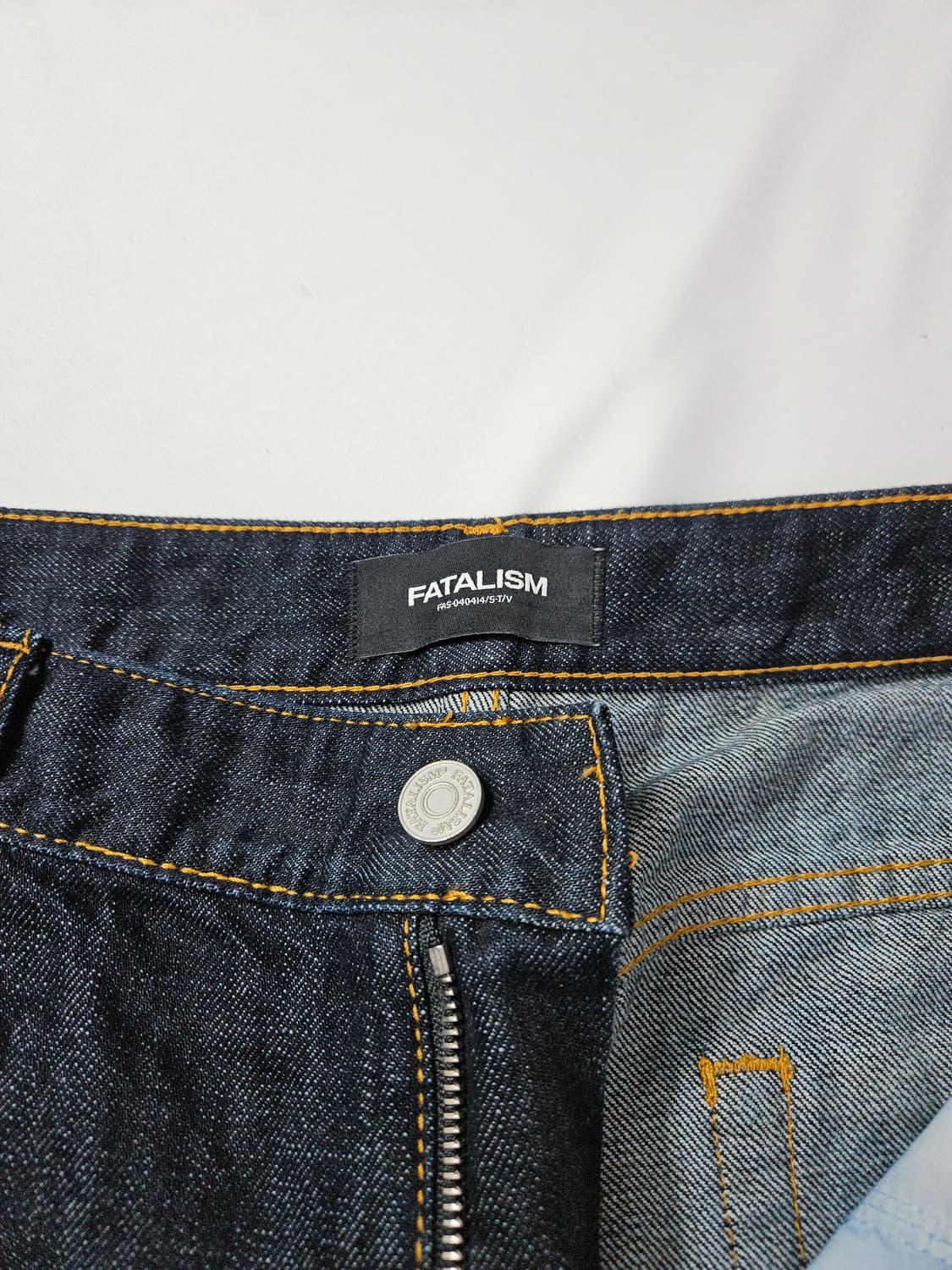 페이탈리즘 생지 인디고 데님팬츠 청바지 진 50 (거의 새상품) 상품이미지4