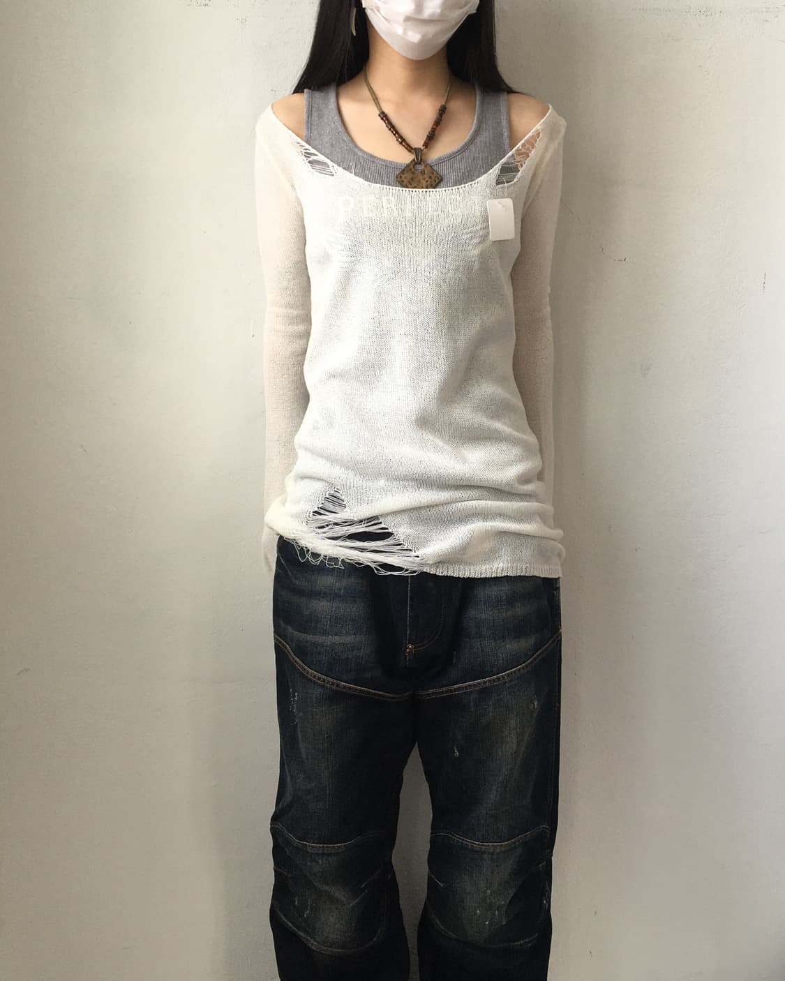 Damage point knit 상품이미지10
