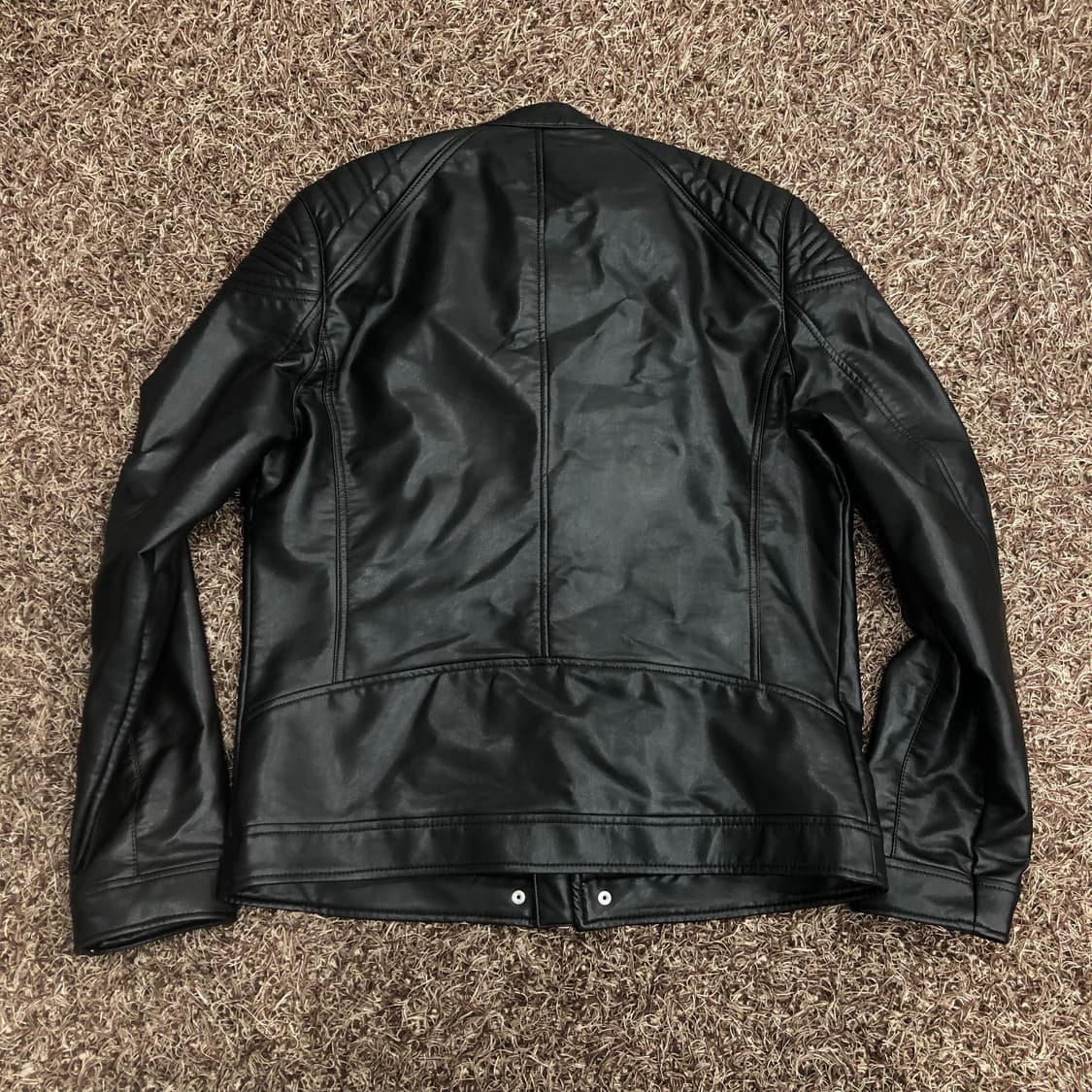 자라 레더 라이더 바이커 자켓 상품이미지4