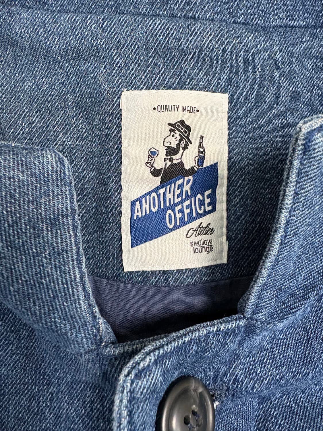 어나더오피스 데님 롱자켓 상품이미지7