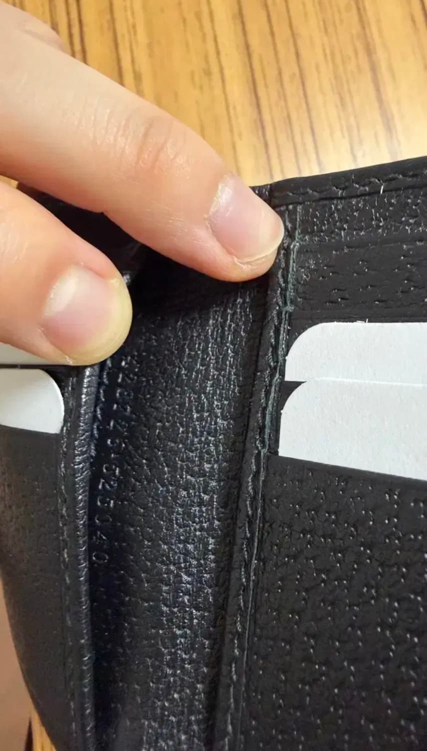 (정품)구찌 GG 마몬트 반지갑 블랙 상품이미지4