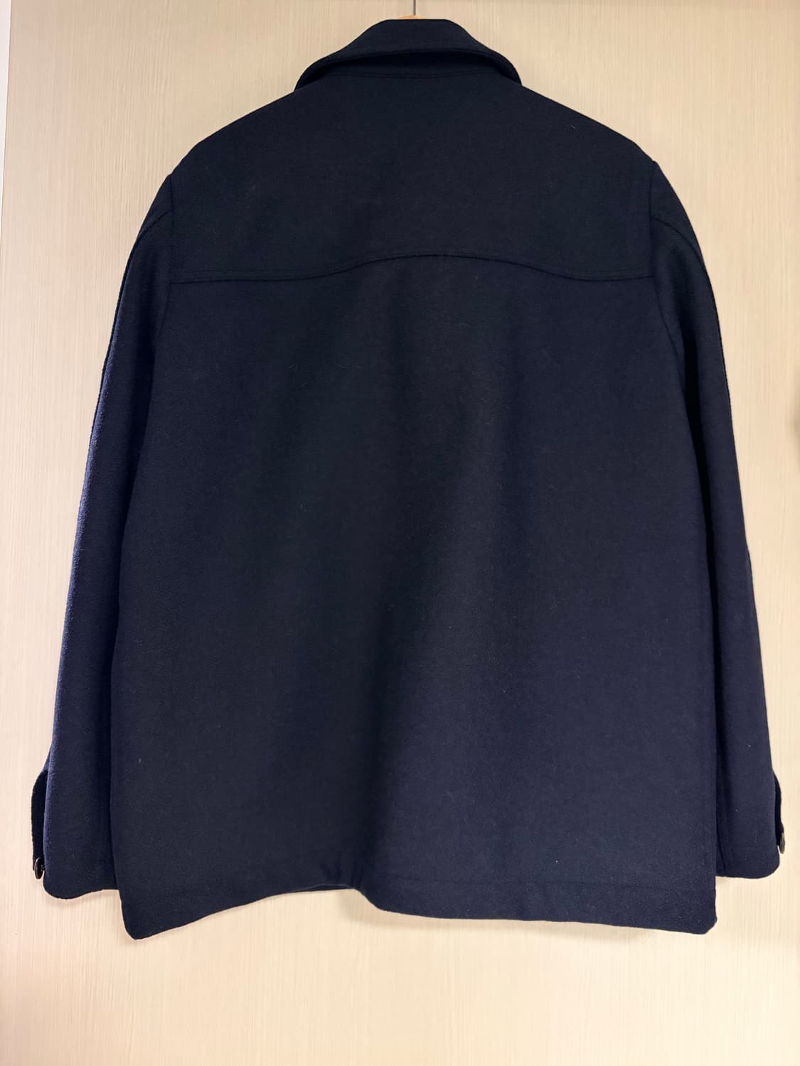 Drake's 드레익스 네이비 멜튼 울 동키 자켓 38 상품이미지3