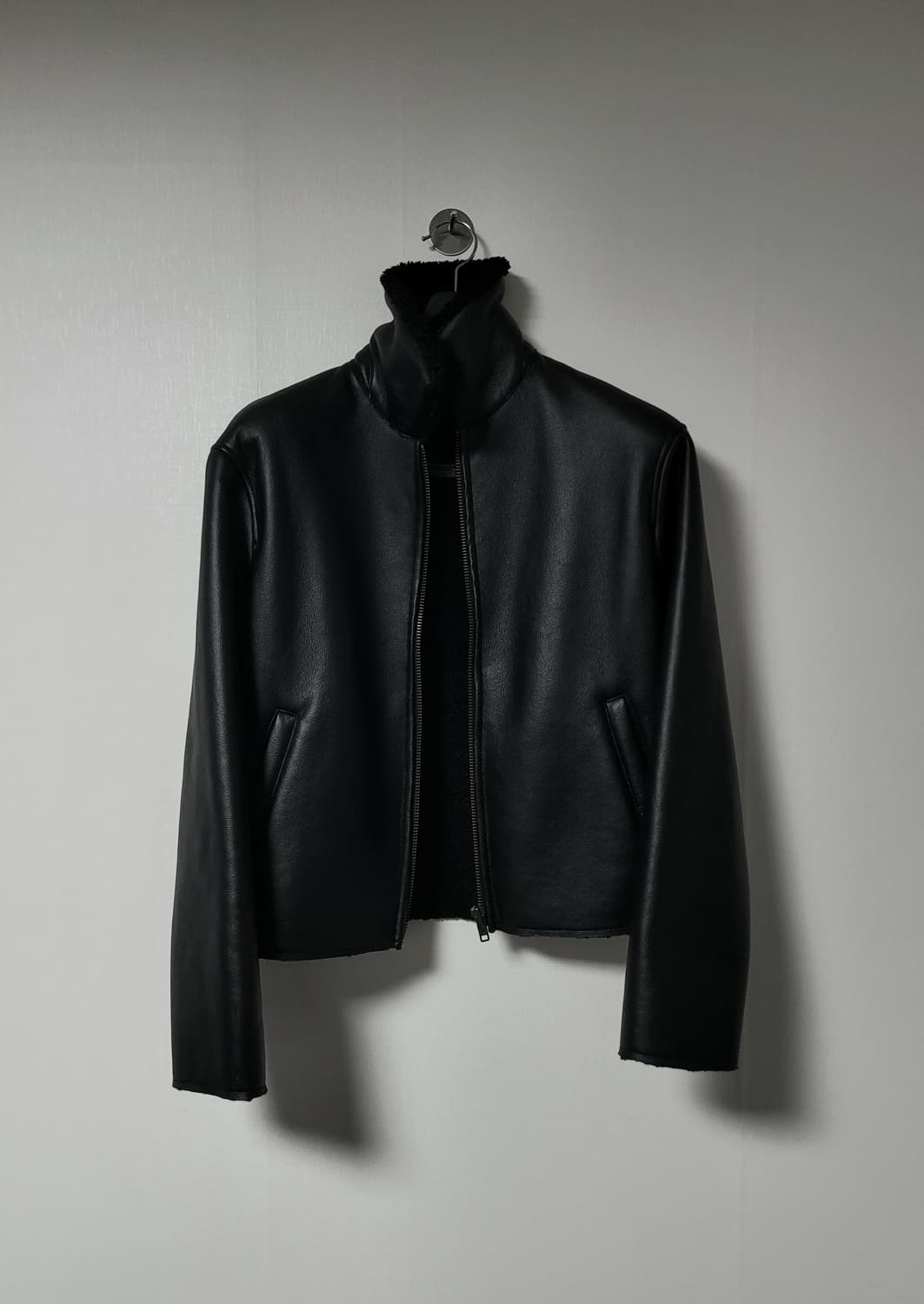 Paccbet faux shearling short jacket 상품이미지1