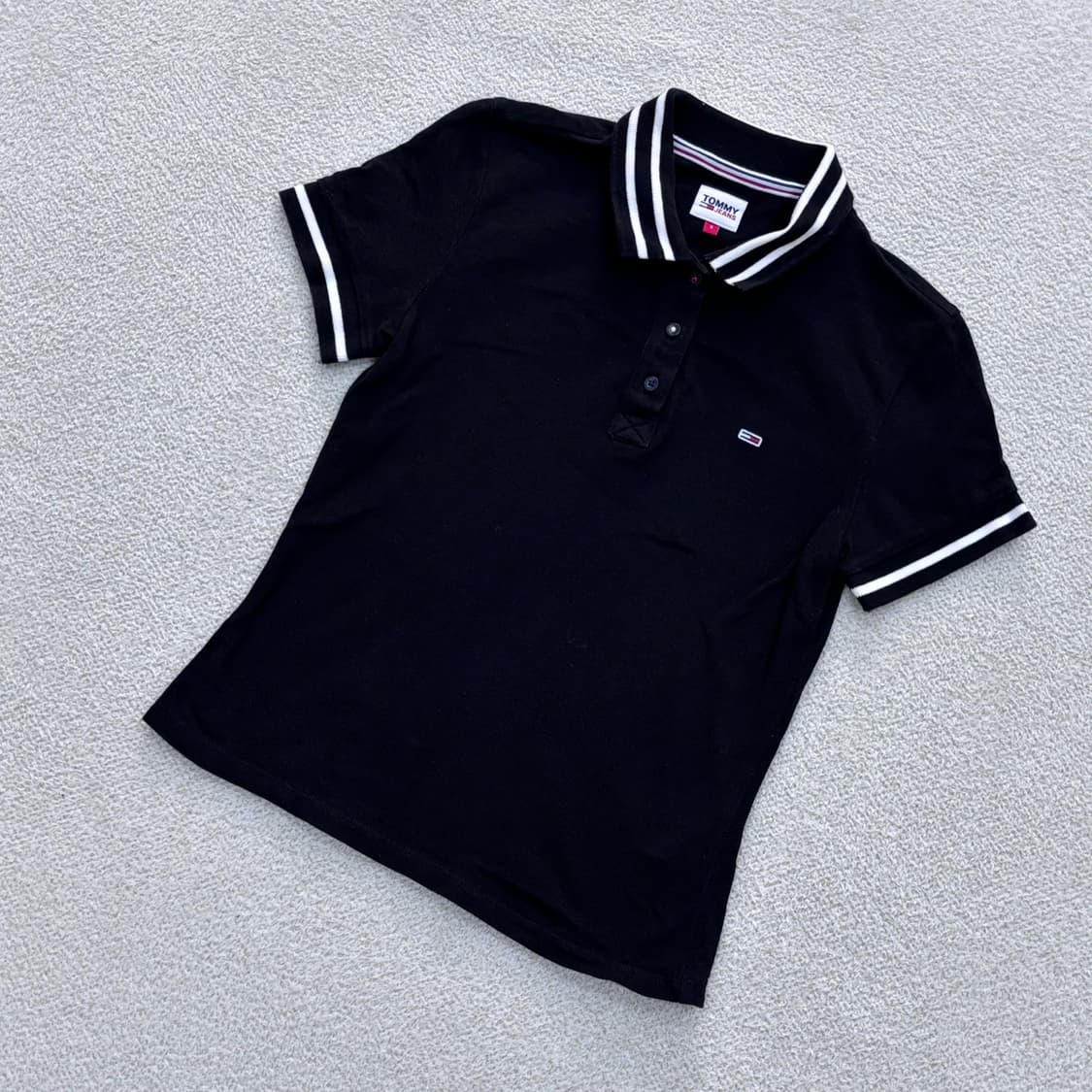 S 타미힐피거 반팔 카라 티셔츠 0409E 상품이미지1