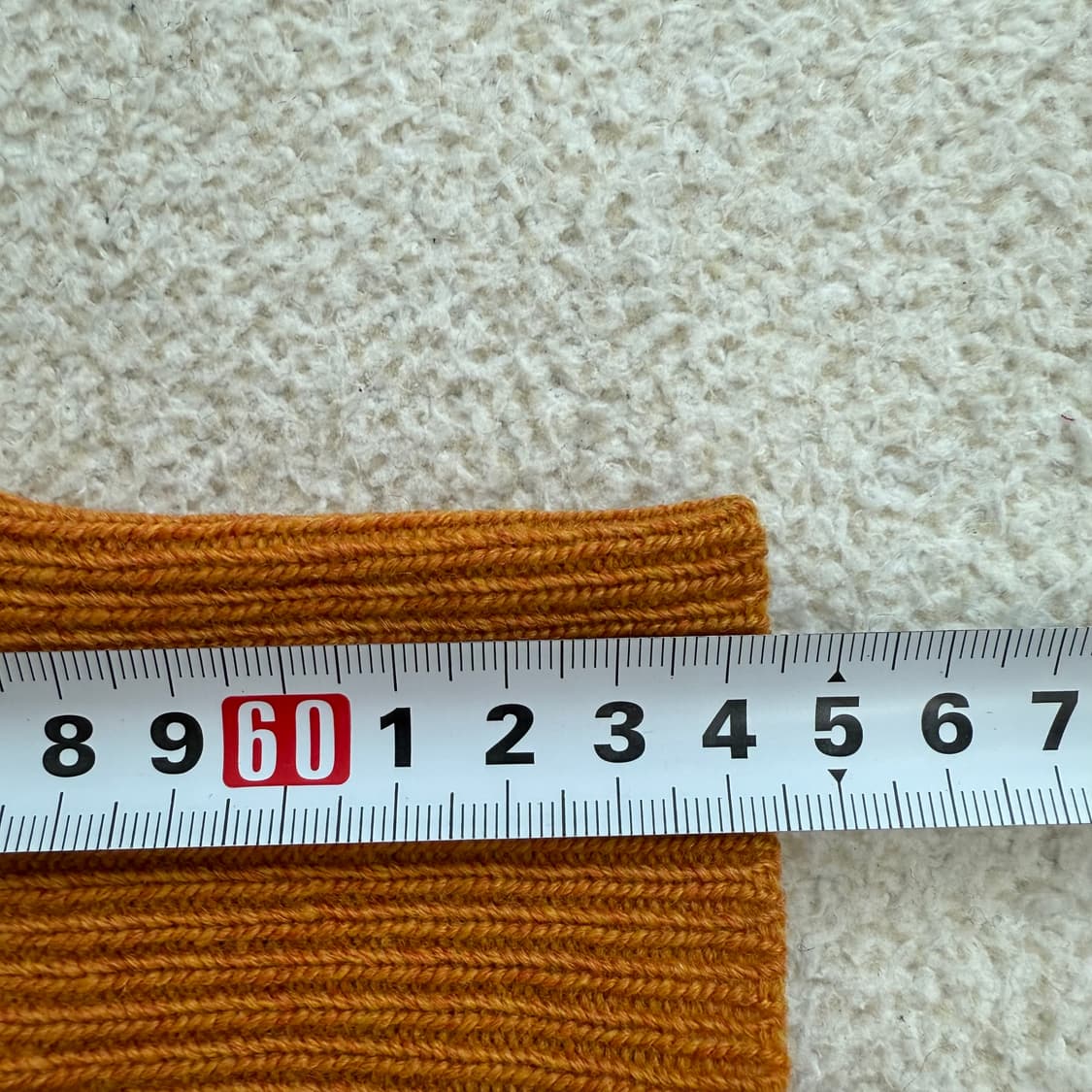 [100] 헤지스 라운드 니트 머스타드색 3731 상품이미지10