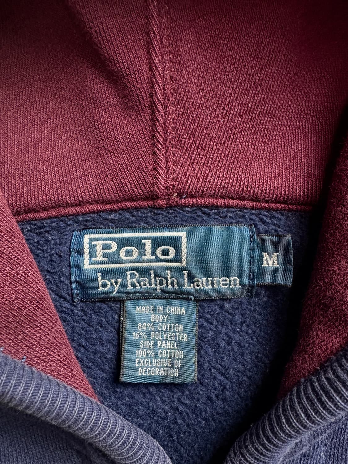 90s 폴로 랄프로렌 빅로고 후디 집업 2729 상품이미지3