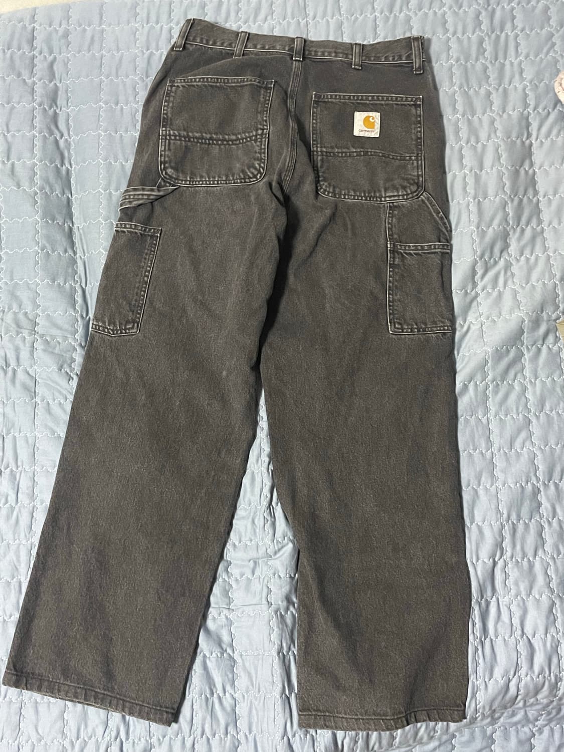 칼하트 흑청 더블니 30 상품이미지2