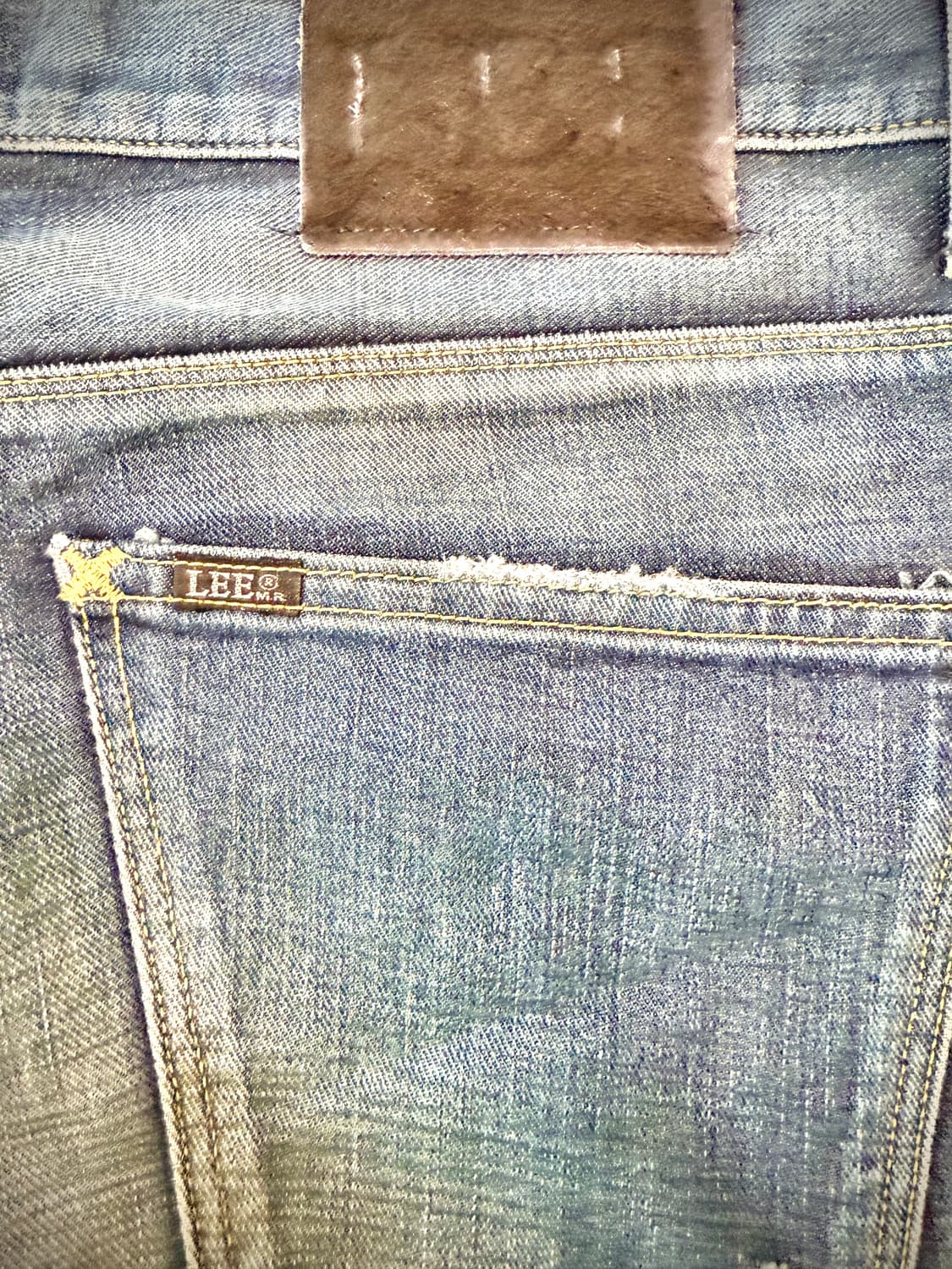 JPN LEE 4013 슬림 테이퍼 데님 / 일본판 / 빈티지 워싱 Ko 상품이미지1