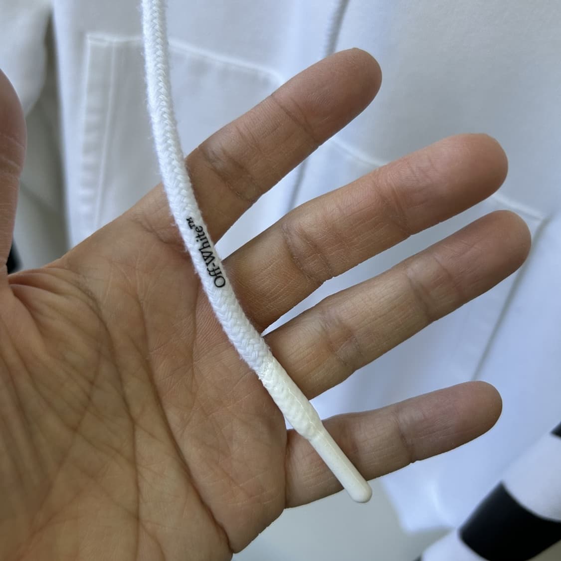 15927 - 오프화이트 다이애그널 헬베티카 후드티 상품이미지3