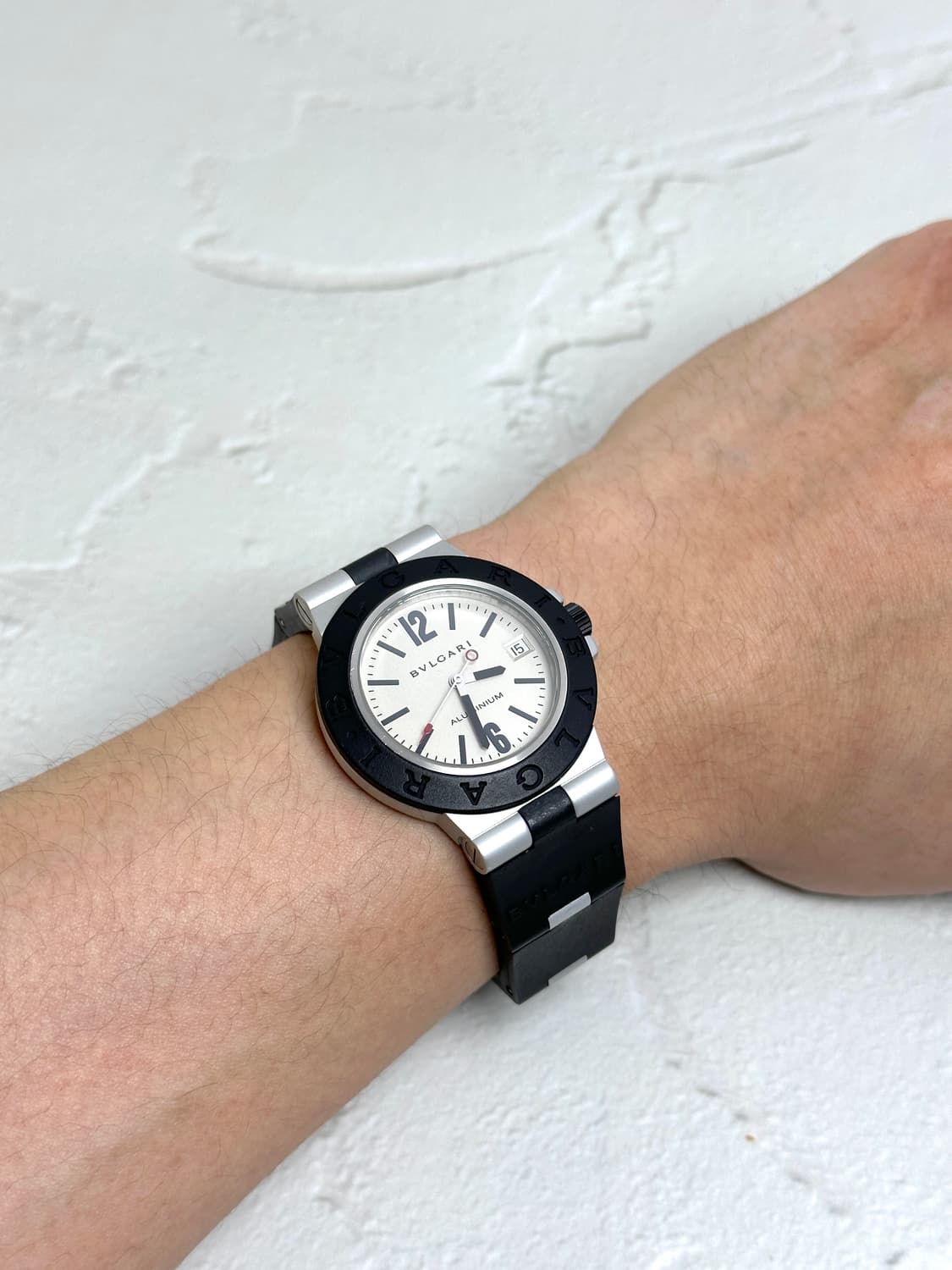 BVLGARI 알루미늄(ALUMINIUM) 러버 스트랩 워치 상품이미지5