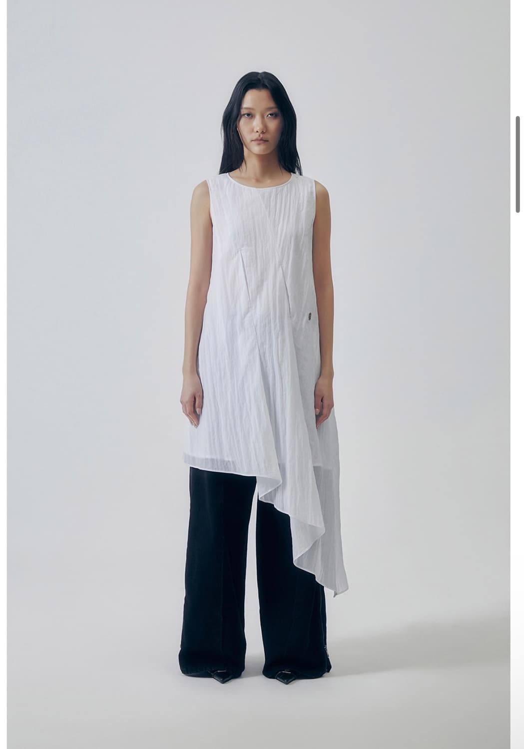 트리밍버드) Glide Nylon Pintuck One-piece WH 상품이미지2