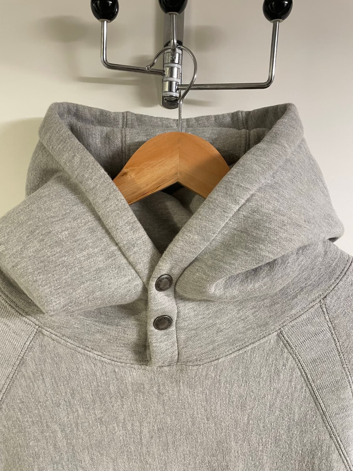 엔지니어드가먼트 래글런 후드 스웻셔츠 XL 상품이미지3