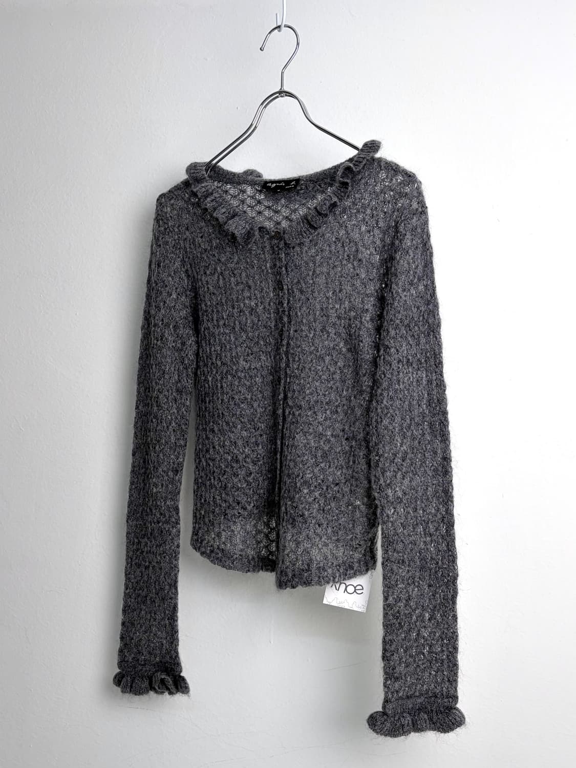 아네스베 프릴 니트 가디건 상품이미지1