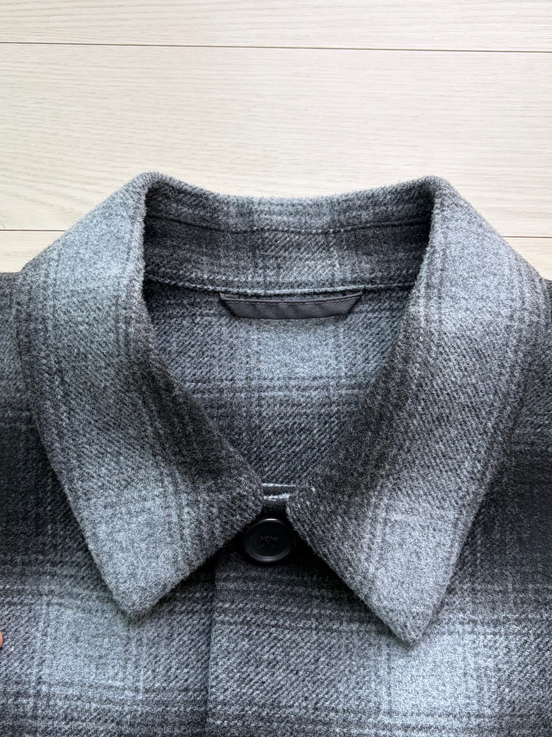 유니클로 더플 베이스 체크 셔츠 재킷 L (103) 상품이미지5