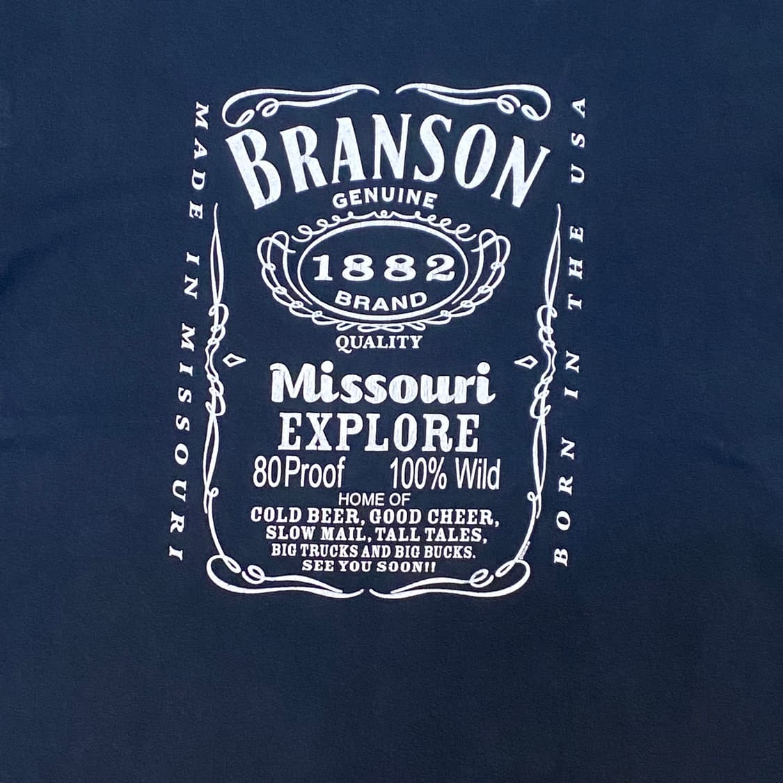 미국 빈티지 길단 브랜슨 BRANSON 반팔티 락티셔츠 상품이미지3