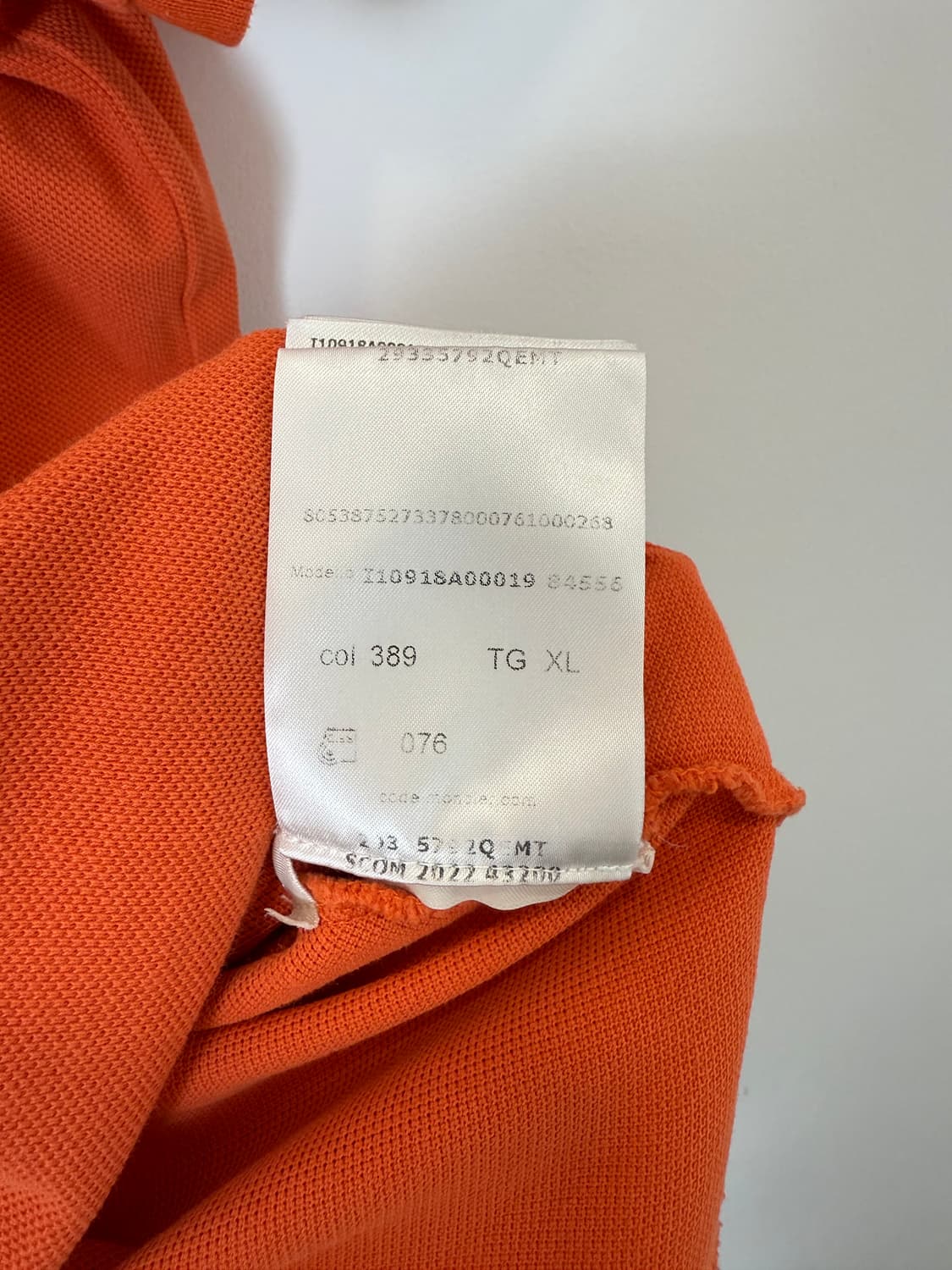 몽클레어 카라 반팔티 오렌지 상품이미지6