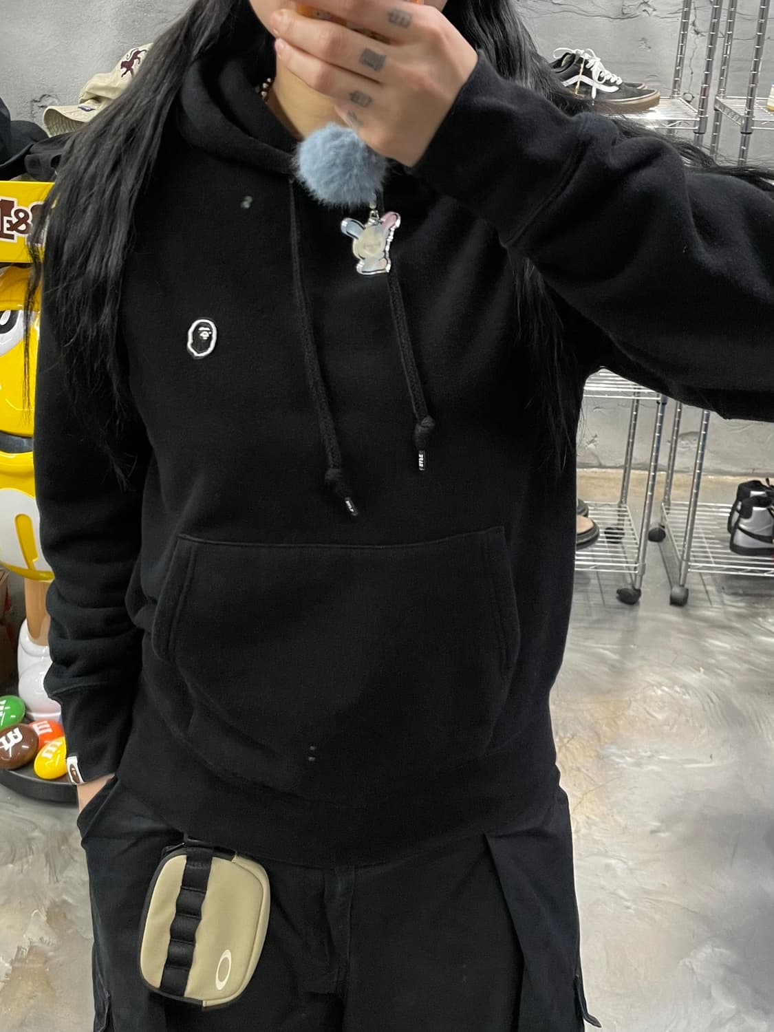 베이프 스몰 사루 스웻 후드 상품이미지8