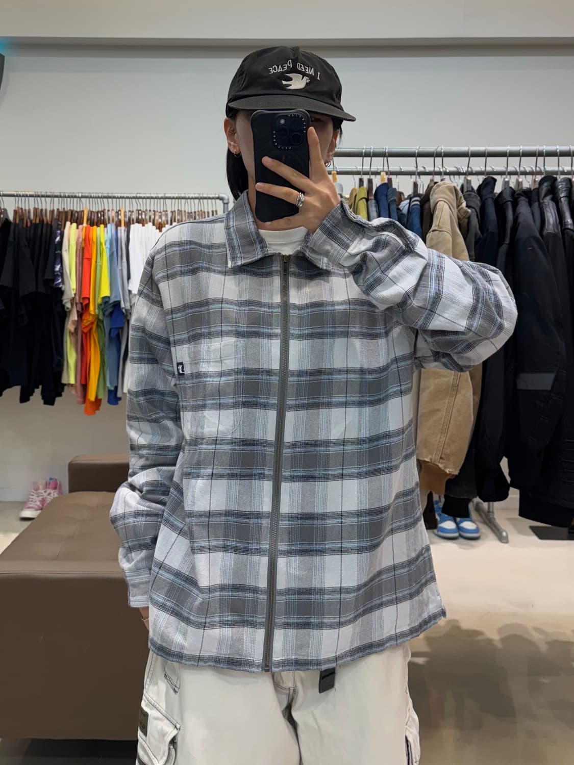 스투시 헤리티지 플레이드 집 셔츠 상품이미지5