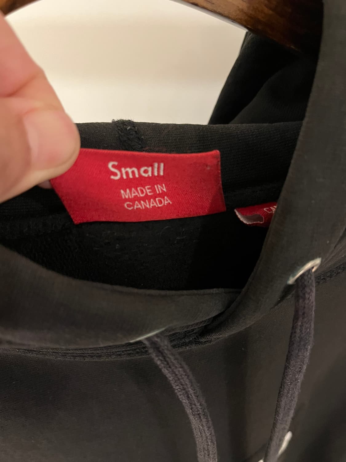 Supreme Box Logo Hoodie Black 상품이미지3