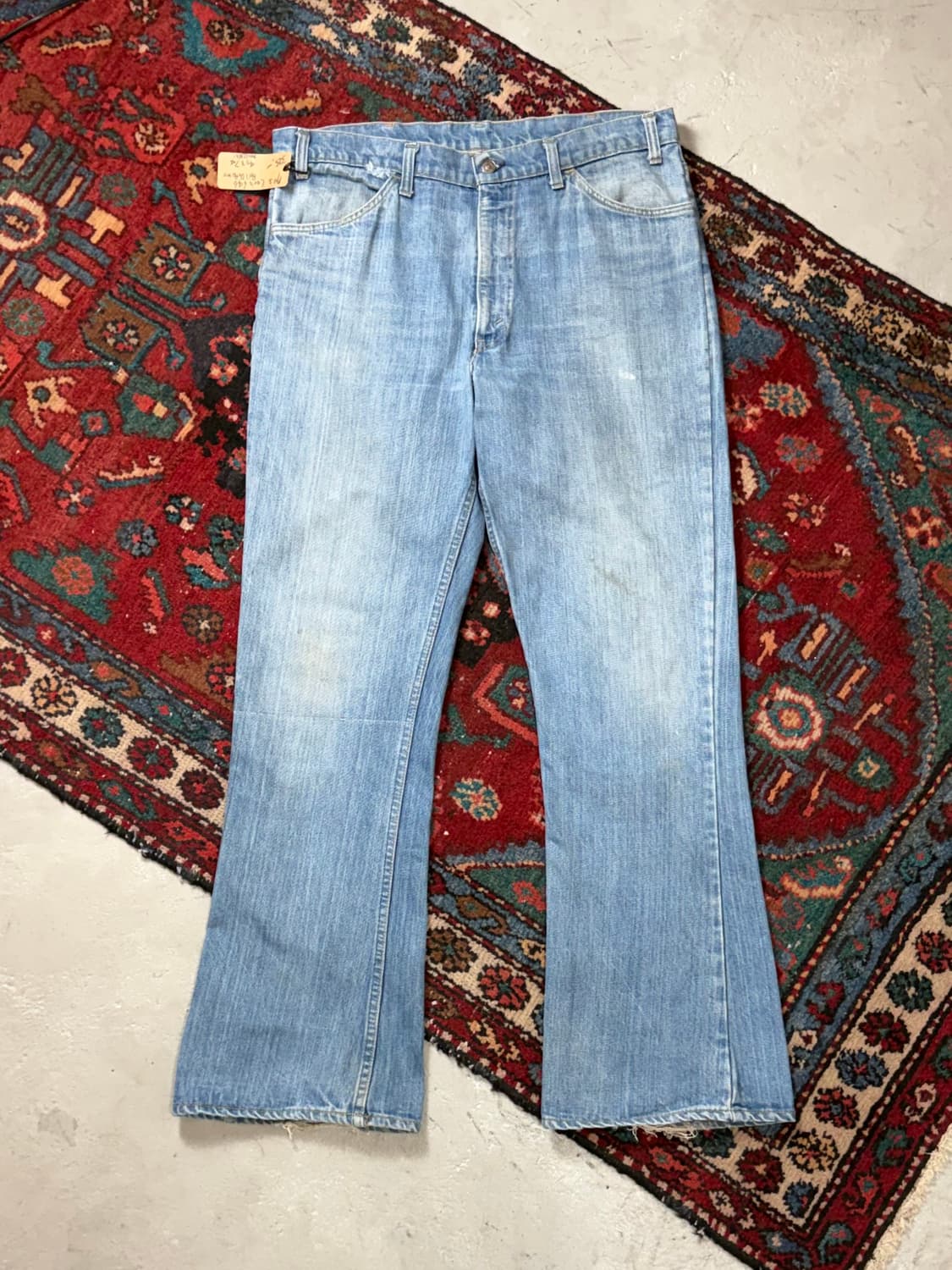 70's USA Made 빈티지 리바이스 646 벨바텀 부츠컷 오렌지탭 상품이미지1