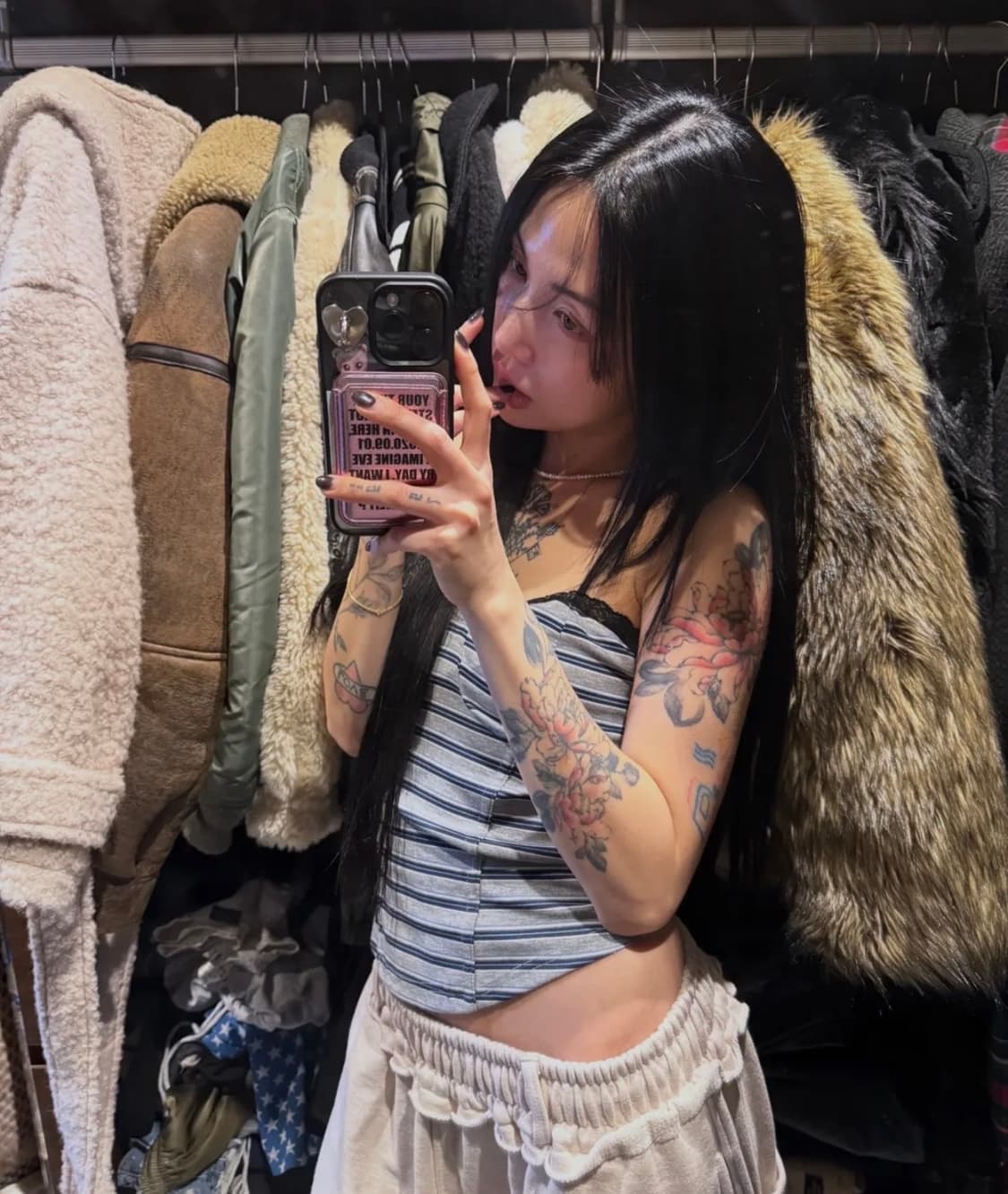 미스테리어스호텔 코르셋나시 그레이 상품이미지2