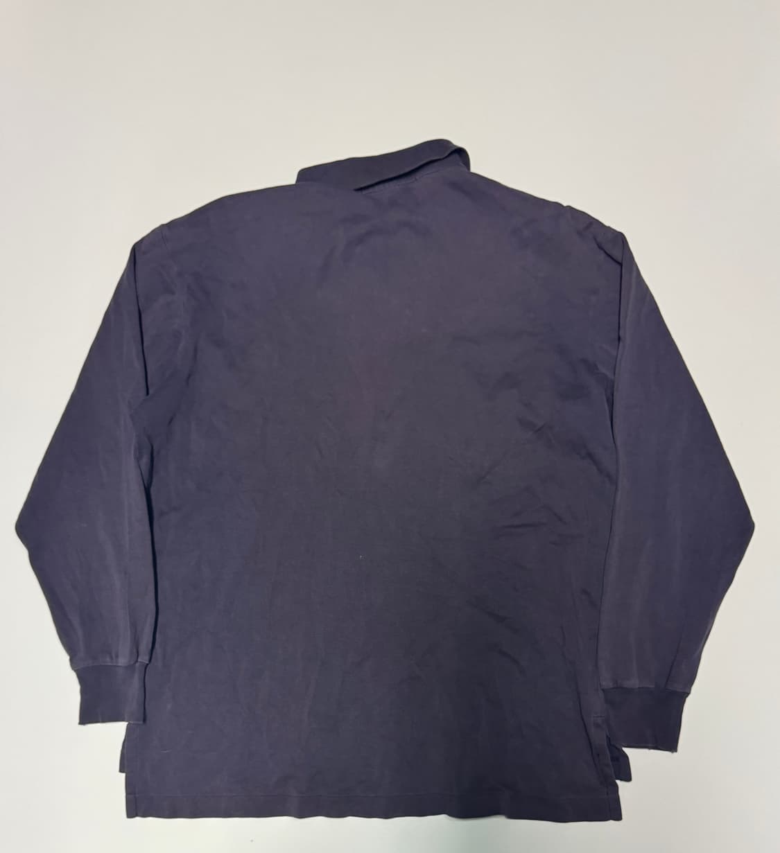 폴로 랄프로렌 방패 와팬 pk 긴팔 카라티 퍼플 상품이미지2