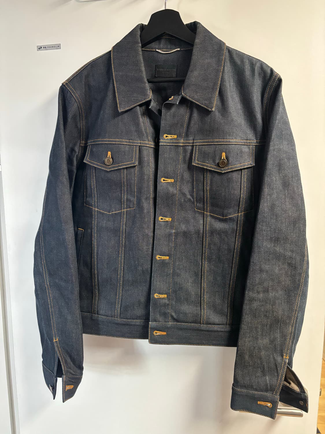 [M] 생로랑 클래식 데님 자켓 인디고 상품이미지4