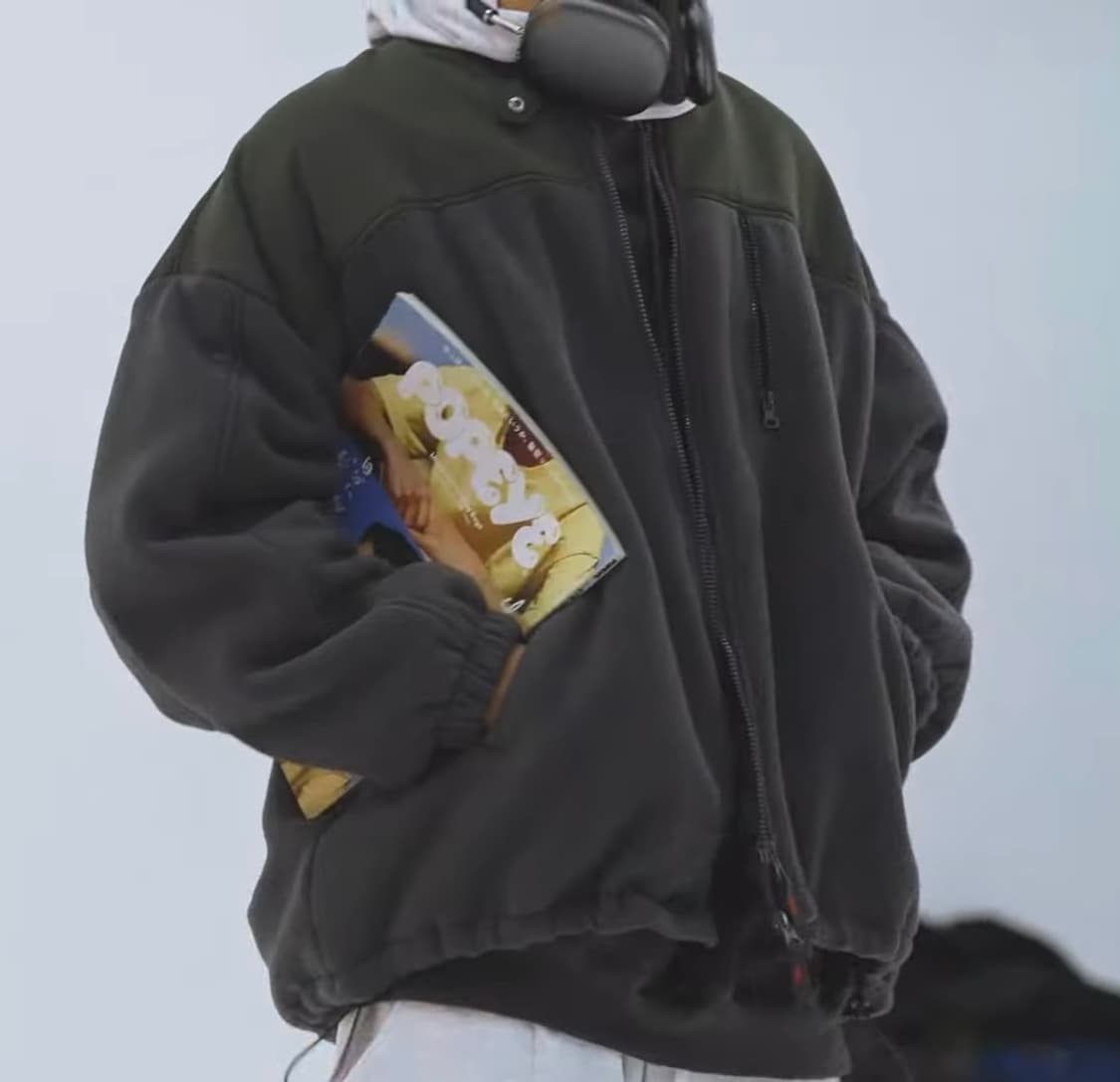 앵글런 플리스 봄버자켓 판매 상품이미지1