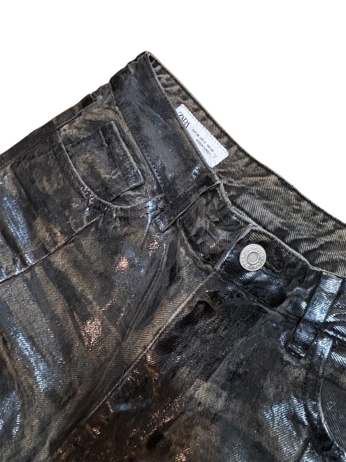 자라 코팅 데님 팬츠 상품이미지7