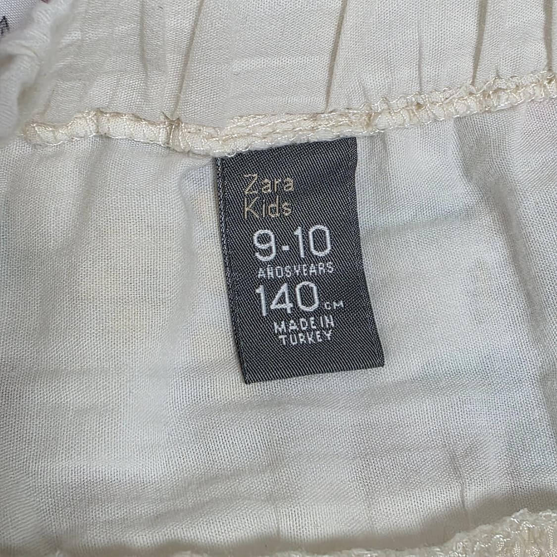 zara kids 빈티지)아이보리 레이스 프릴 히메갸루st 캉캉스커트 상품이미지3