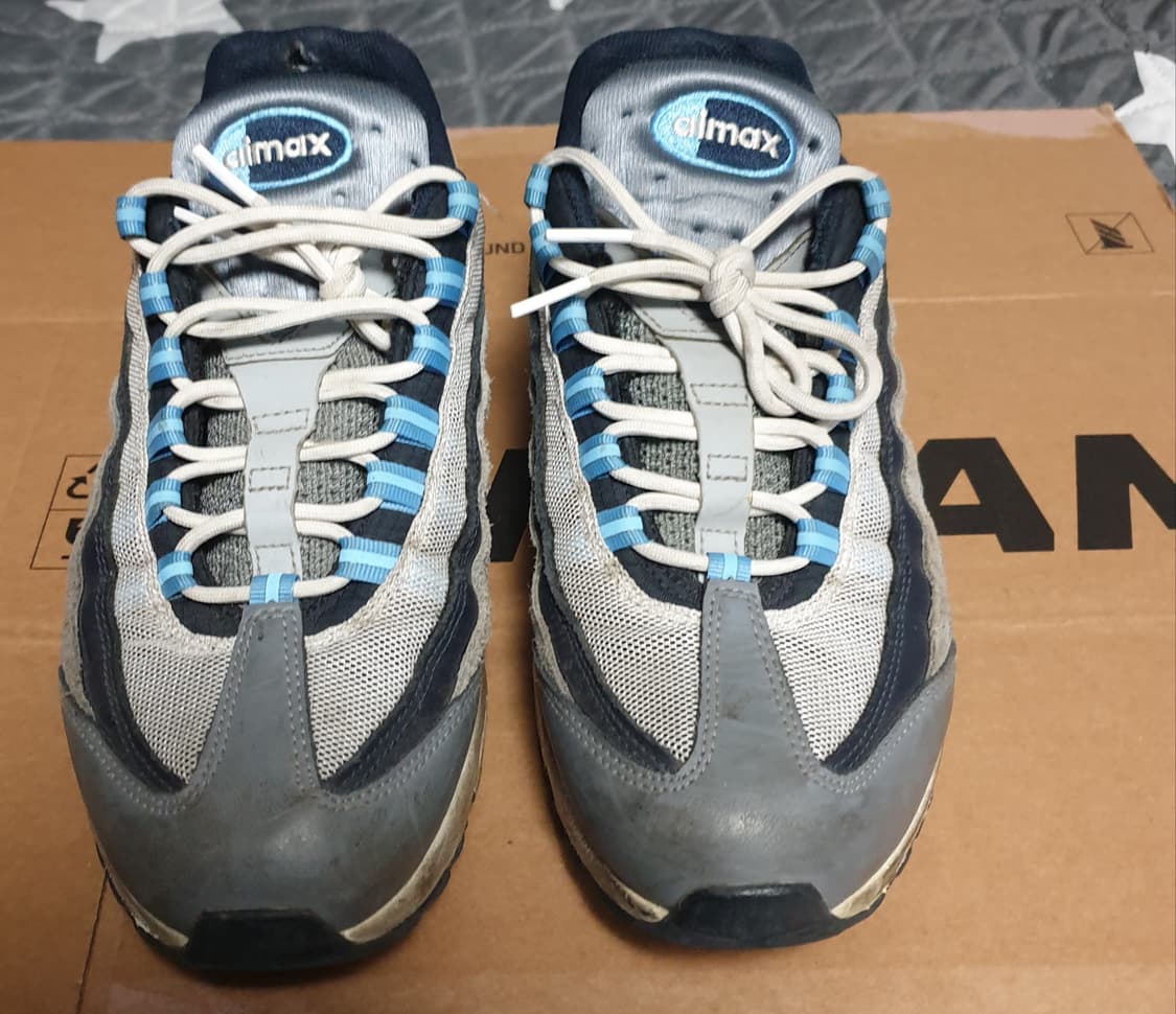 나이키 에어맥스95 쿨그레이 유니버시티 블루 옵시디언 (270) 상품이미지3