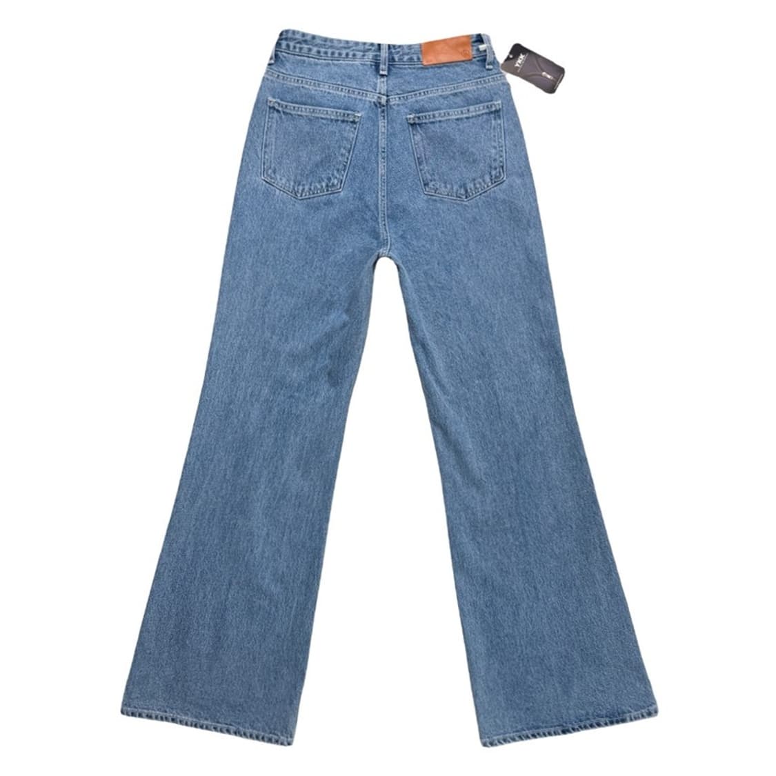 새상품 브론 울림 와이드 데님 팬츠 중청 S 상품이미지10
