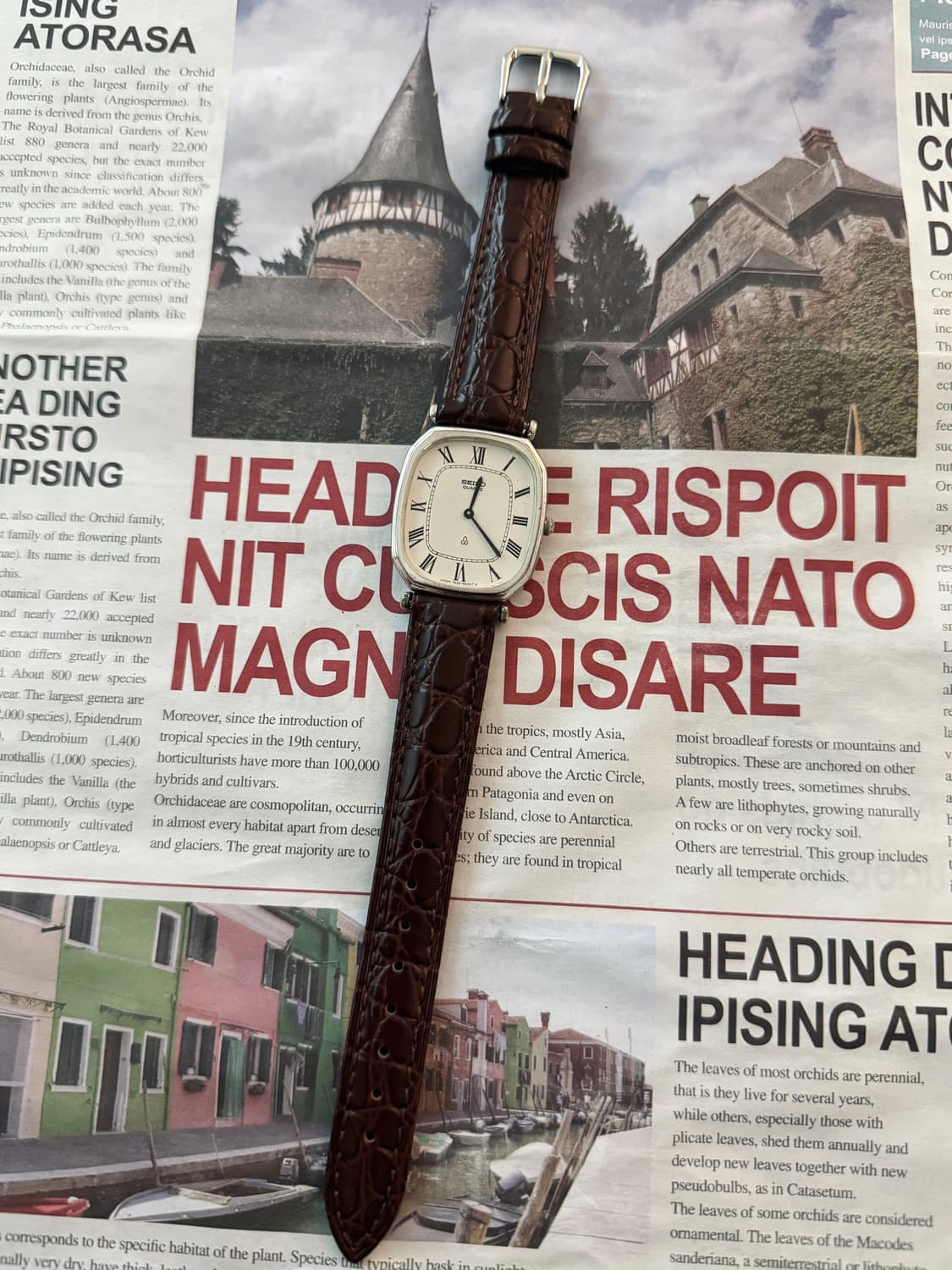 Seiko 세이코 로만 인덱스 스퀘어 쿼츠 상품이미지2