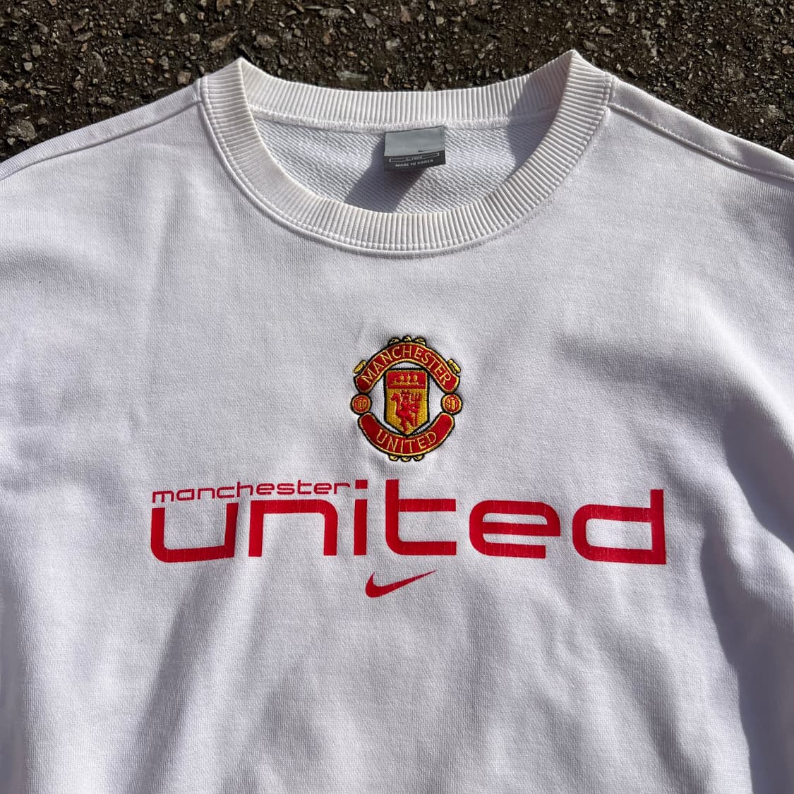 나이키 00s 맨체스터 유나이티드  화이트 맨투맨 상품이미지2