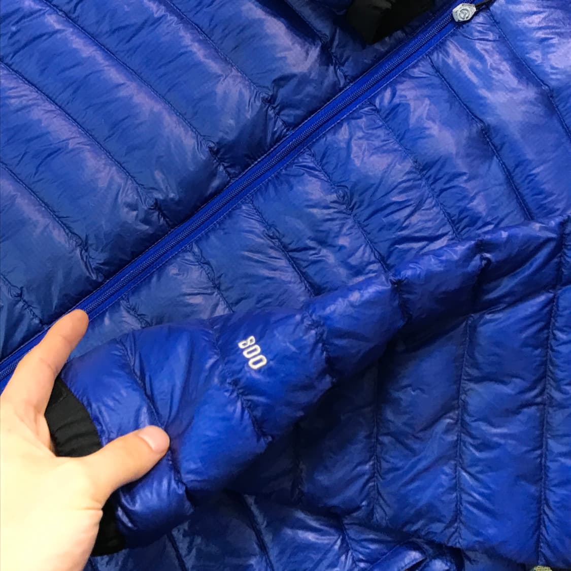 노스페이스 800 써밋 블루 경량 패딩 점퍼 남성 110 사이즈 상품이미지5