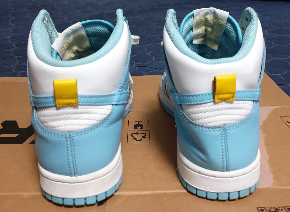 나이키 덩크하이 블루 칠 화이트 스니커즈 (260) 상품이미지4