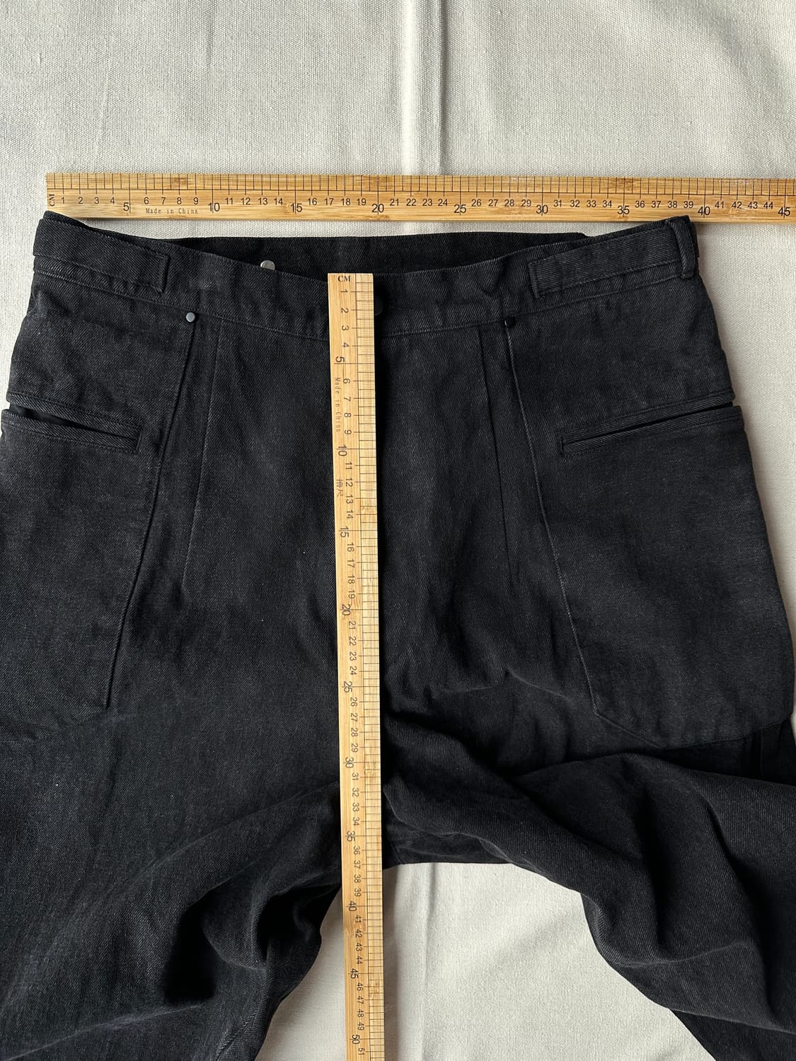 폴리테루 리소 블랙 데님 팬츠 3(L) 상품이미지9