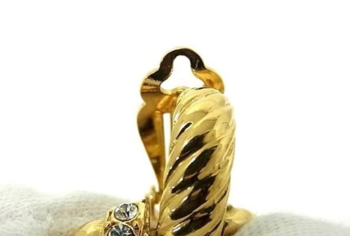 생로랑 클립 온 라인스톤 귀걸이 상품이미지5