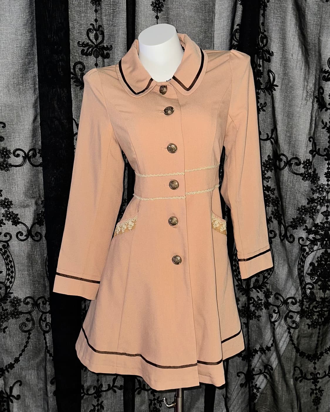 Pink Beige Lovely Coat 상품이미지1